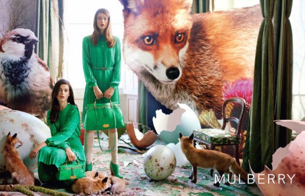 Изумрудные платья Mulberry - AW 2011
